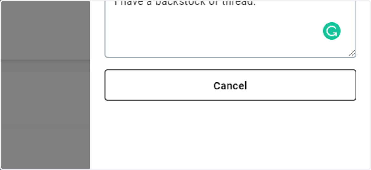 Click on Cancel