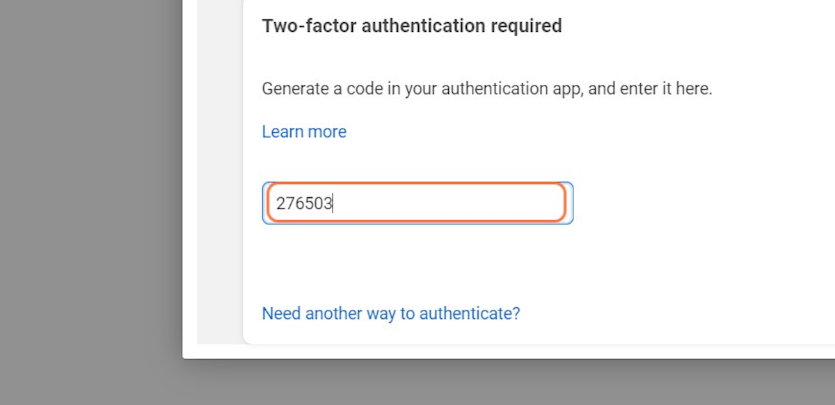(Case to case basis) Enter App Auth if enabled