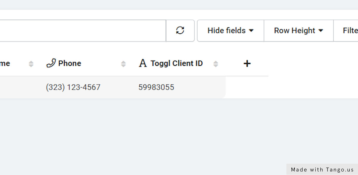 The Client ID from Toggl will be automatically saved to your Toggl Client ID field. 