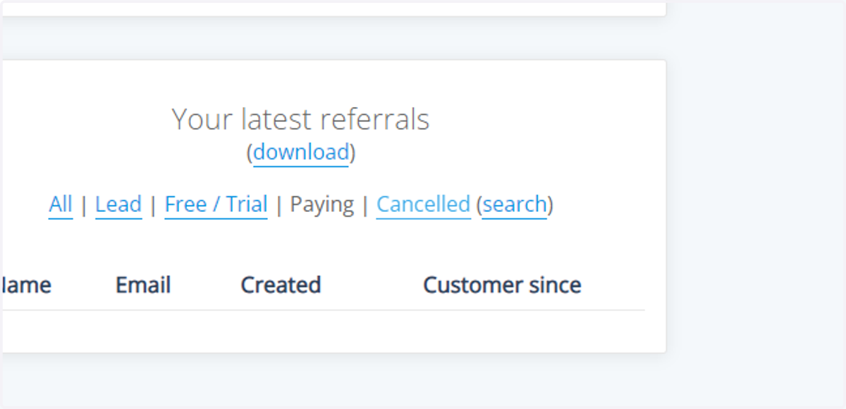 Paying & Cancelled
