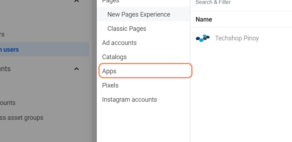 Click on Assign Access to Apps