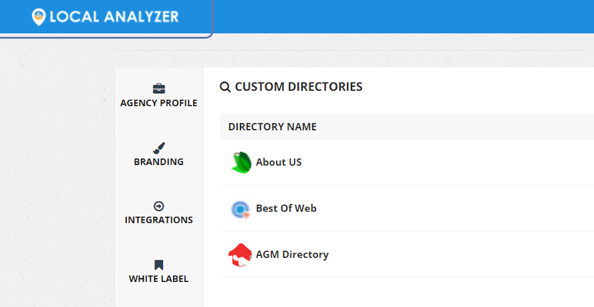 To review the details on the new directory navigate back to the dashboard