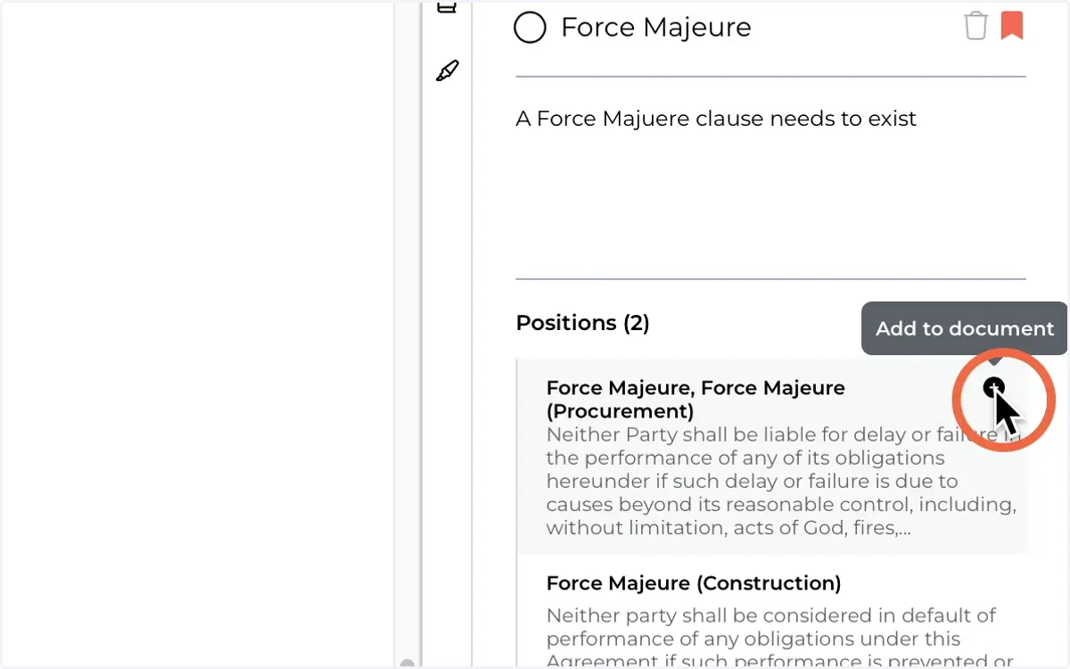 Then Click the Plus Sign next to the Position you want to insert
