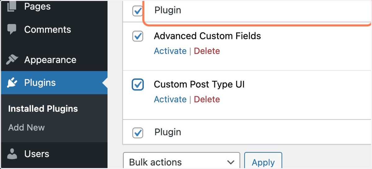 Check Select Custom Post Type UI