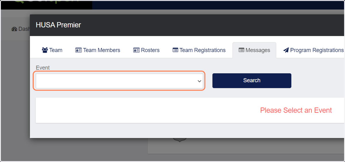 Click on Hurst United SA 2022/2023 Recreational Registration from Event