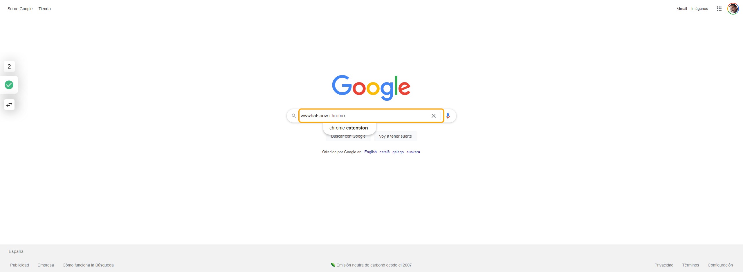 Escribe "wwwhatsnew chrome"