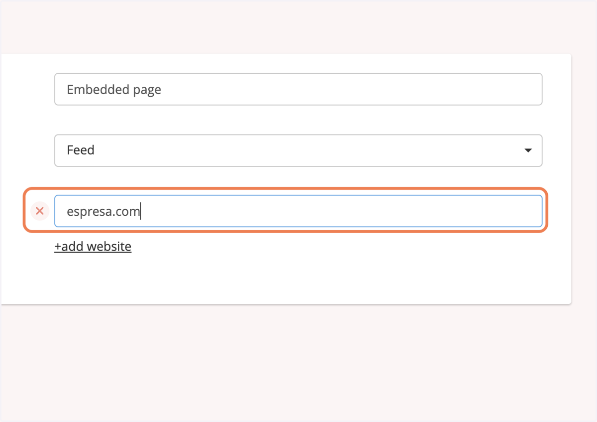 Add the domains where this embed code will be used. If its a subdomain then add the subdomain.