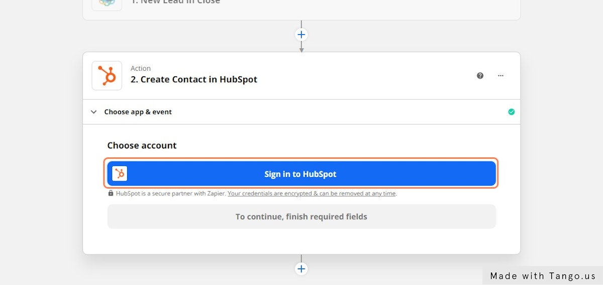 Now Sign in to HubSpot