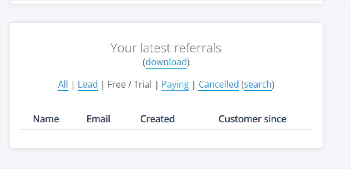 Click on Free / Trial