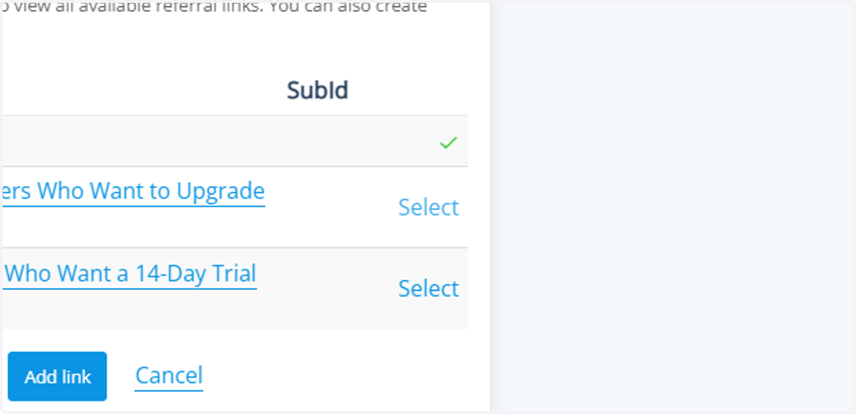 Select the Existing Customer Trial link