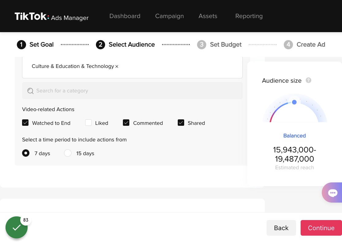Click on Who should see your ads?…