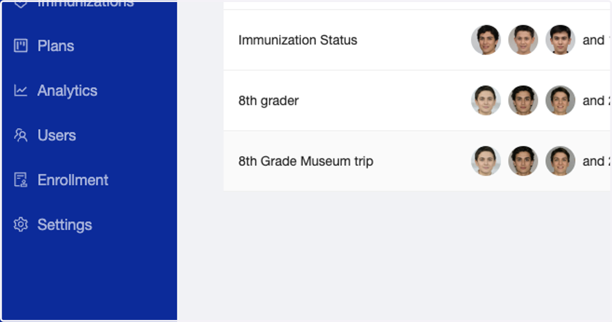 Select the 8th Grade Museum trip