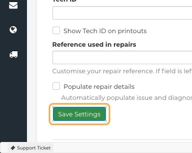 Once done editing, click on Save Settings button