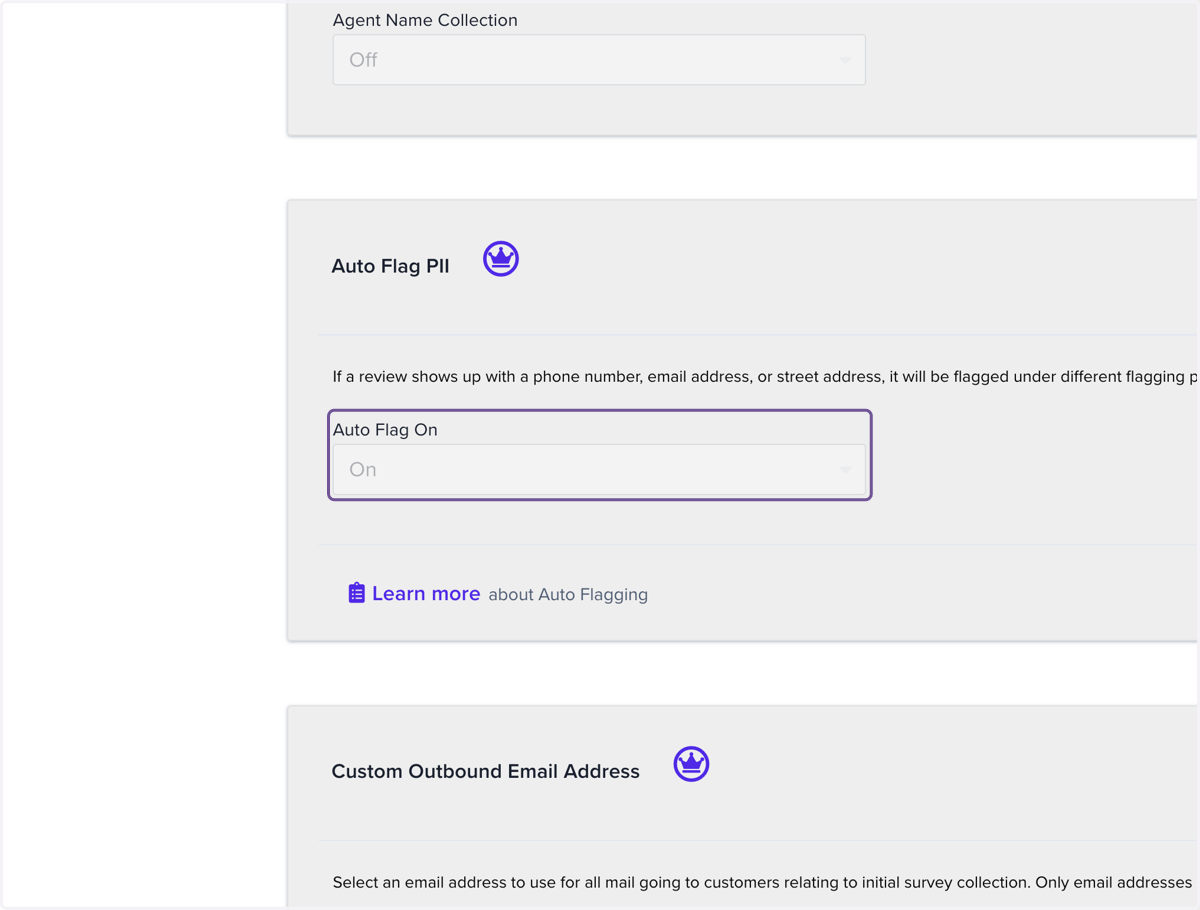 Click on Auto Flag On…