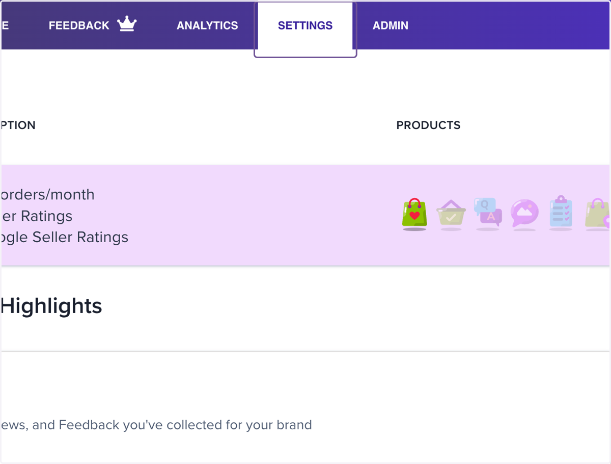 Click on Settings