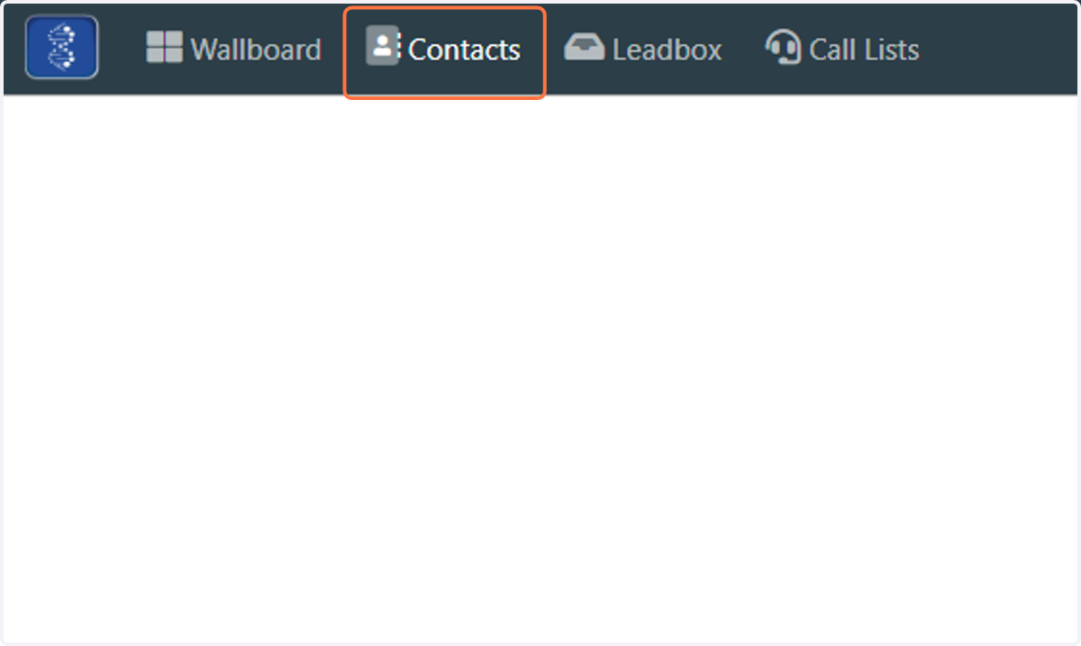 Click on Contacts…