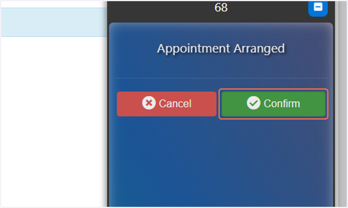 Click on Confirm