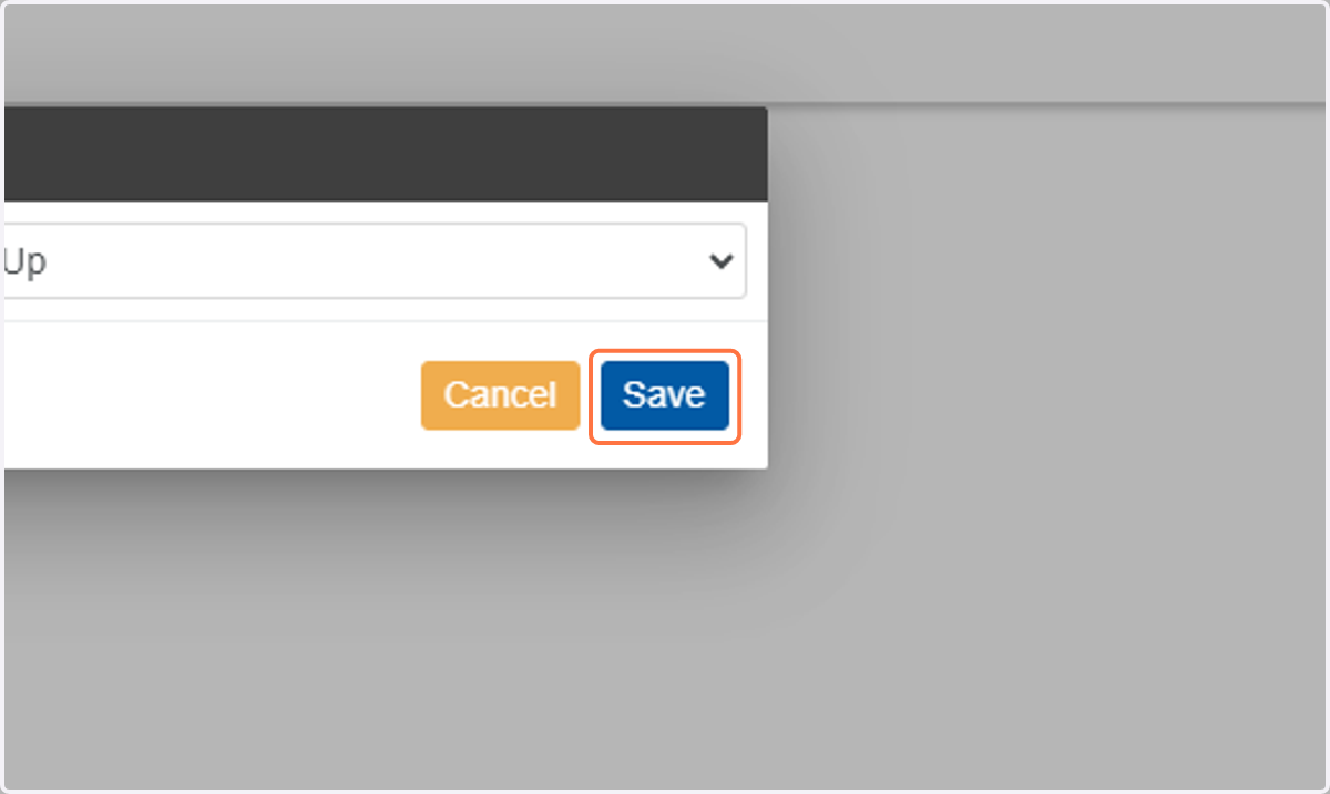 Click on Save