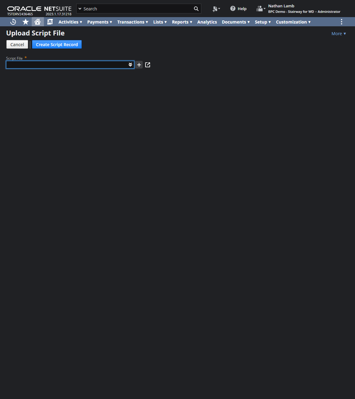 Click on the plus button