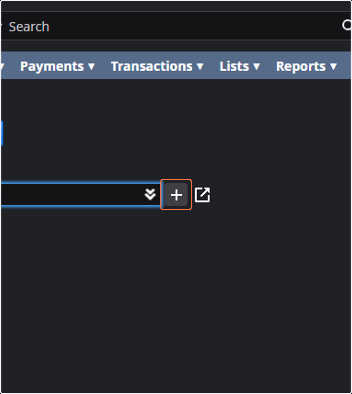 Click on the plus button