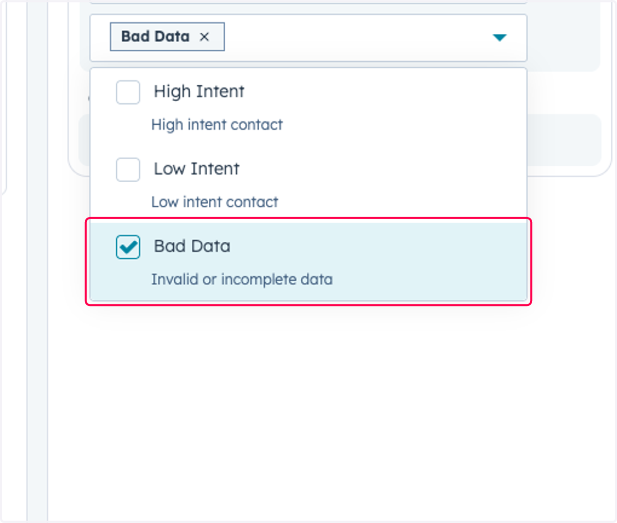Check Bad Data…
