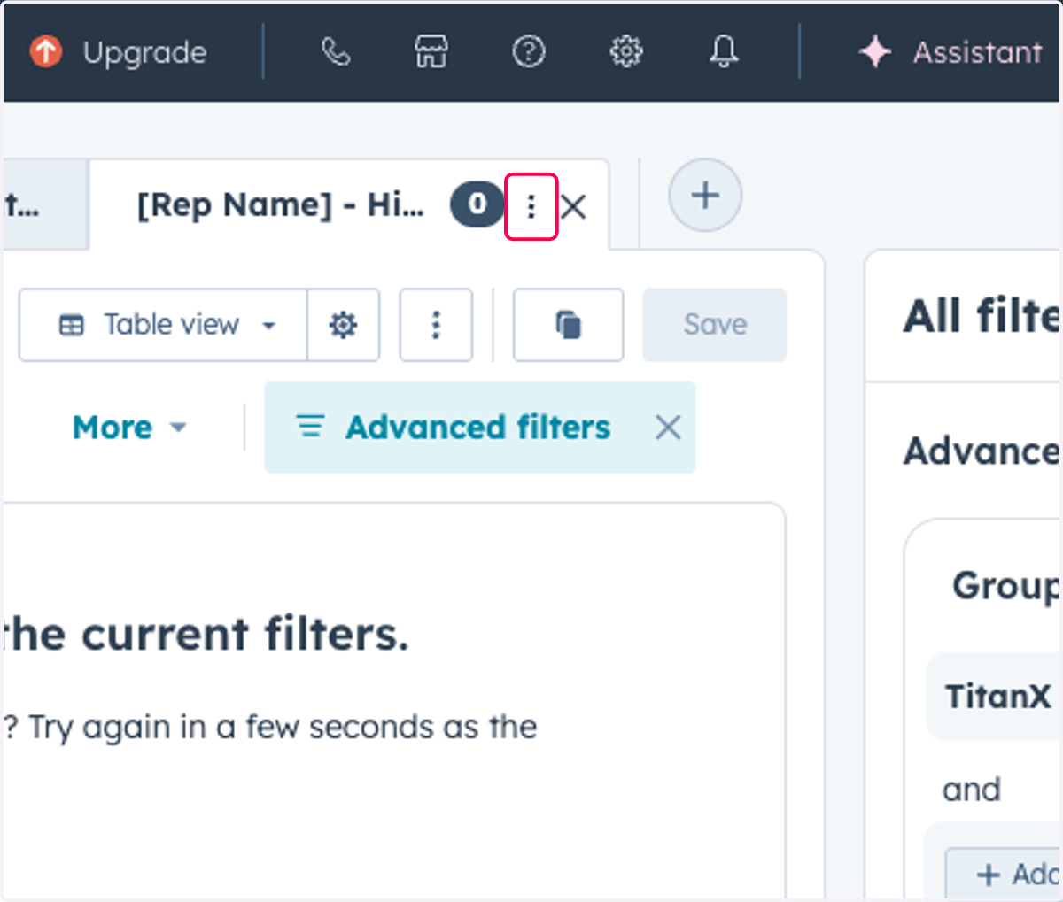 Click on dropdown trigger