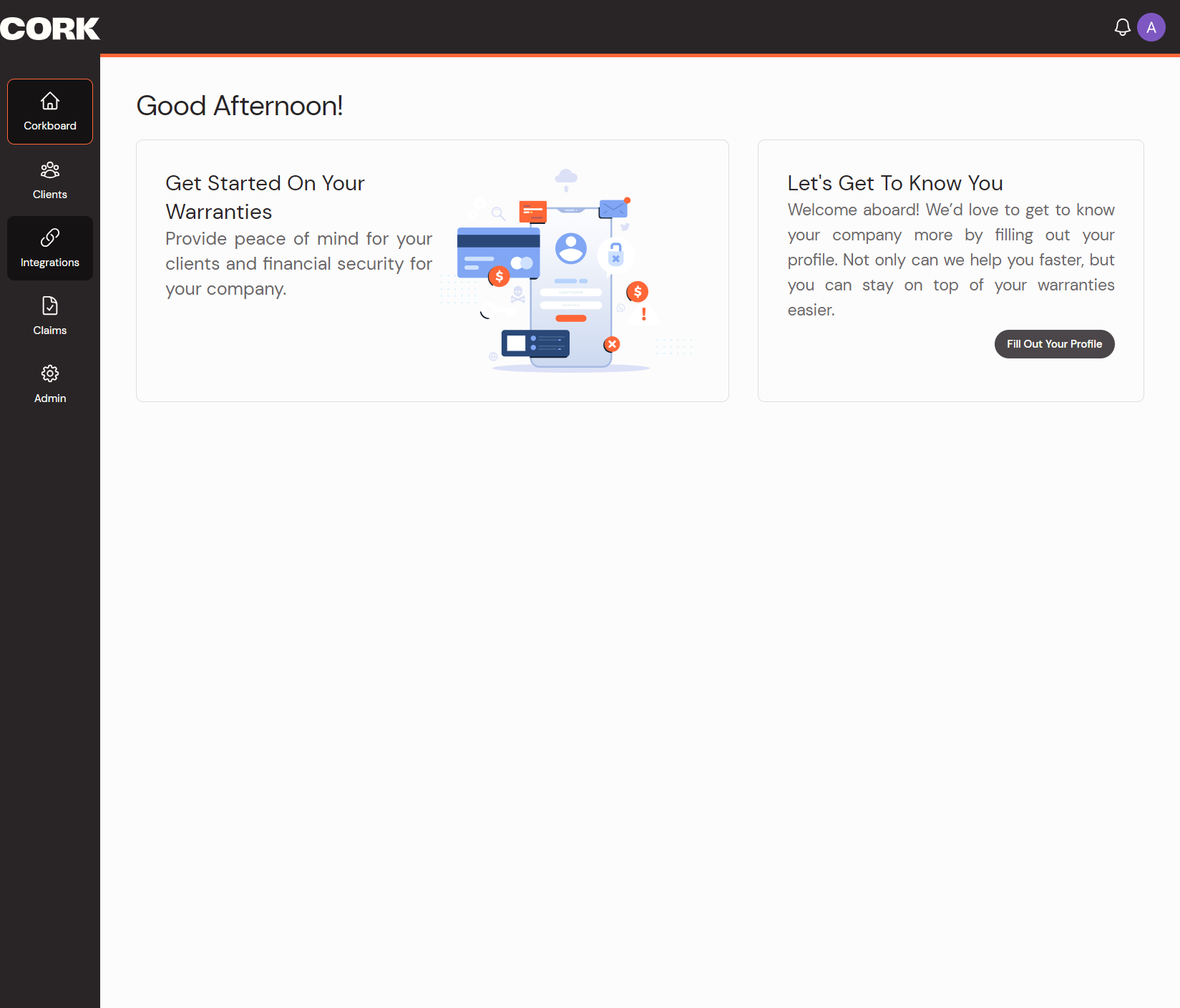 Click on Integrations