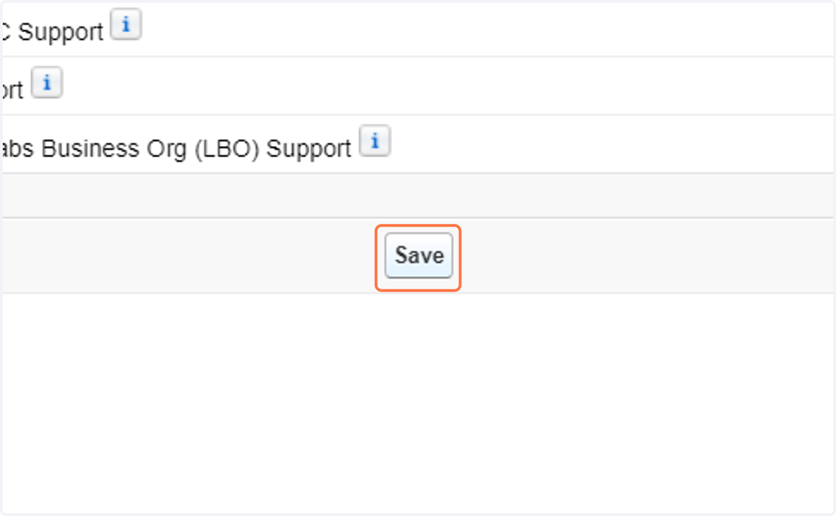 Click on SAVE