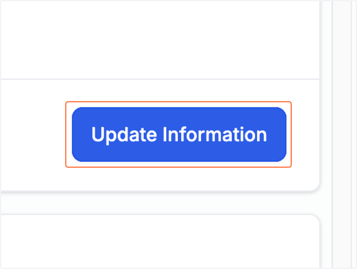 Click on Update Information