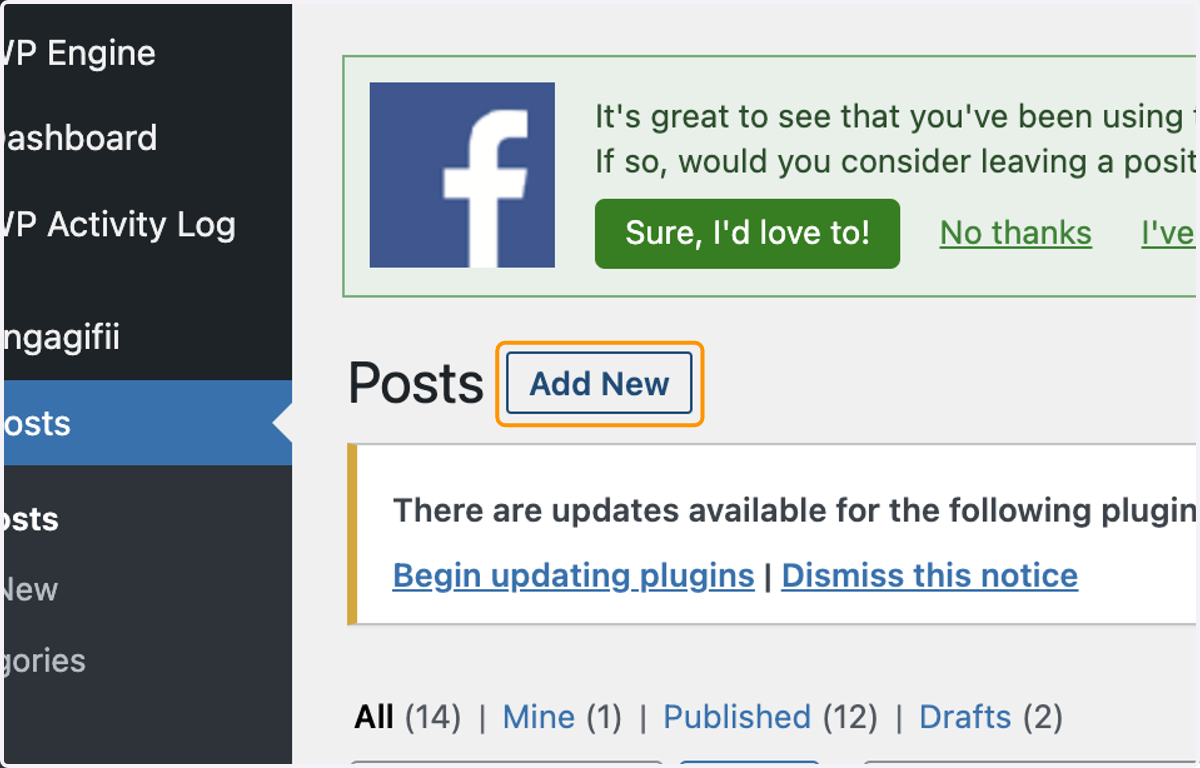 Click on Add New