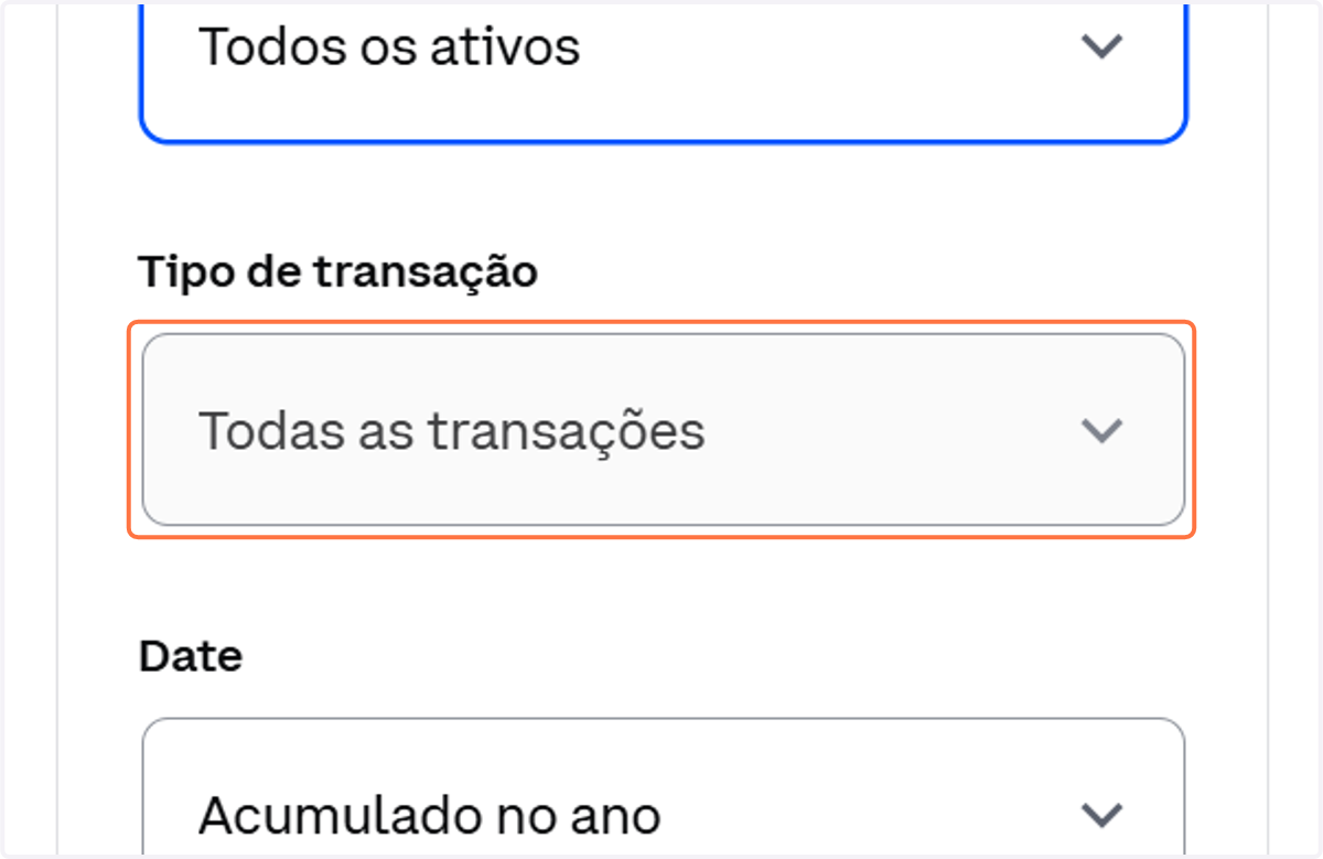 Clique em Todas as transações