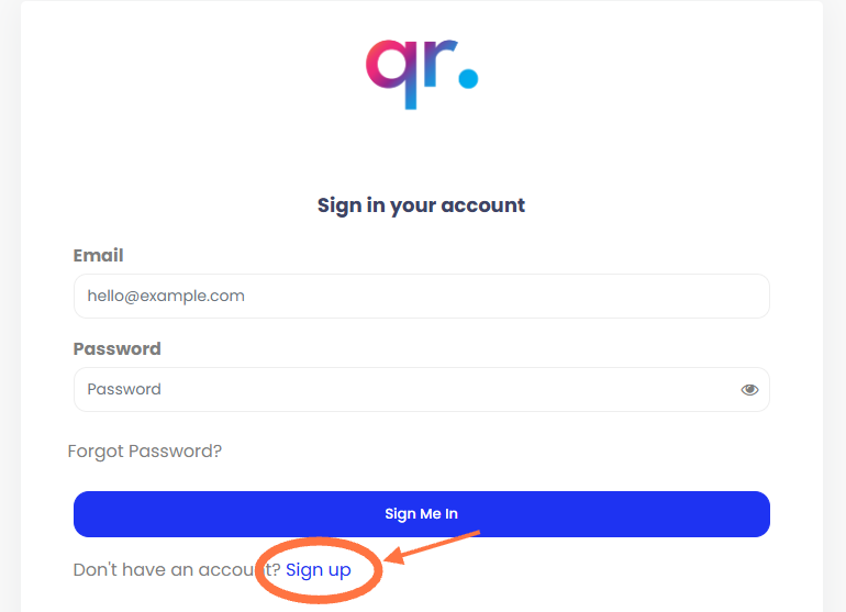 Navigasi ke admin.studentqr.com dan log masuk ke halaman tersebut menggunakan akaun admin anda.