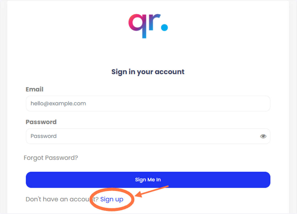 Navigasi ke admin.studentqr.com dan log masuk ke halaman tersebut menggunakan akaun admin anda.