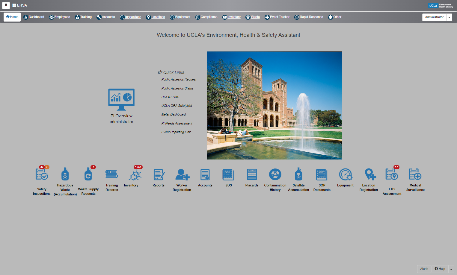 From your Admin navigation bar, click on Accounts