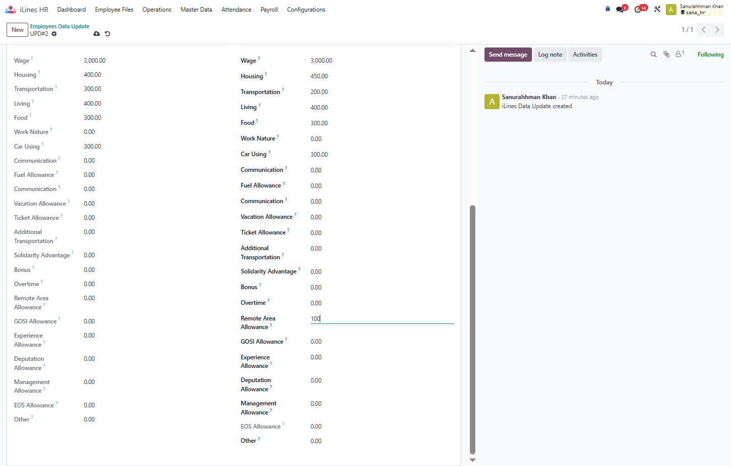Click on NEW DATA…
