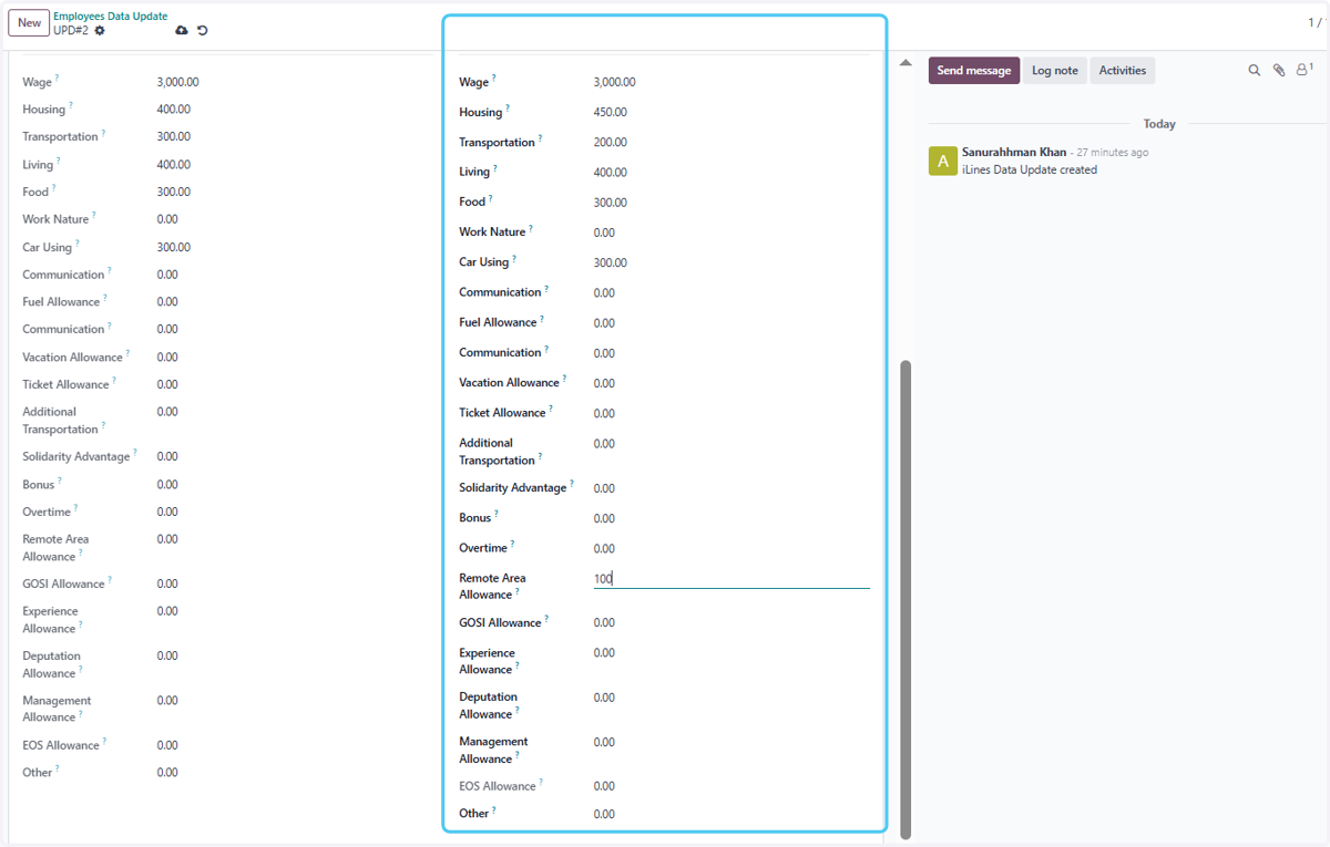 Click on NEW DATA…