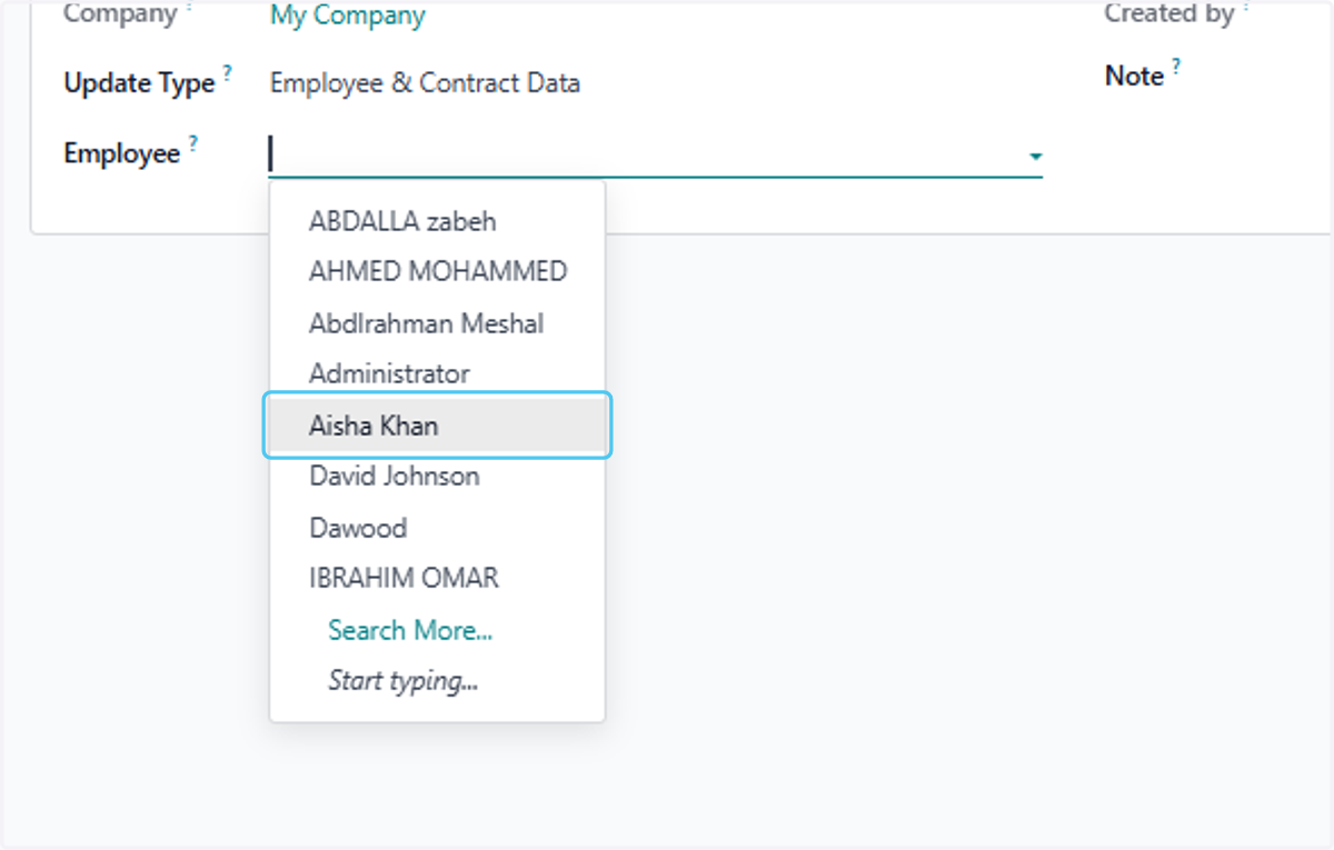 Click on Aisha Khan