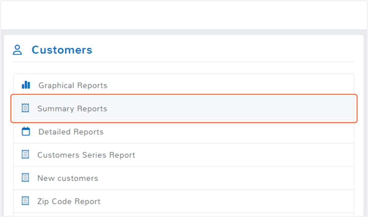Click on Summary Reports