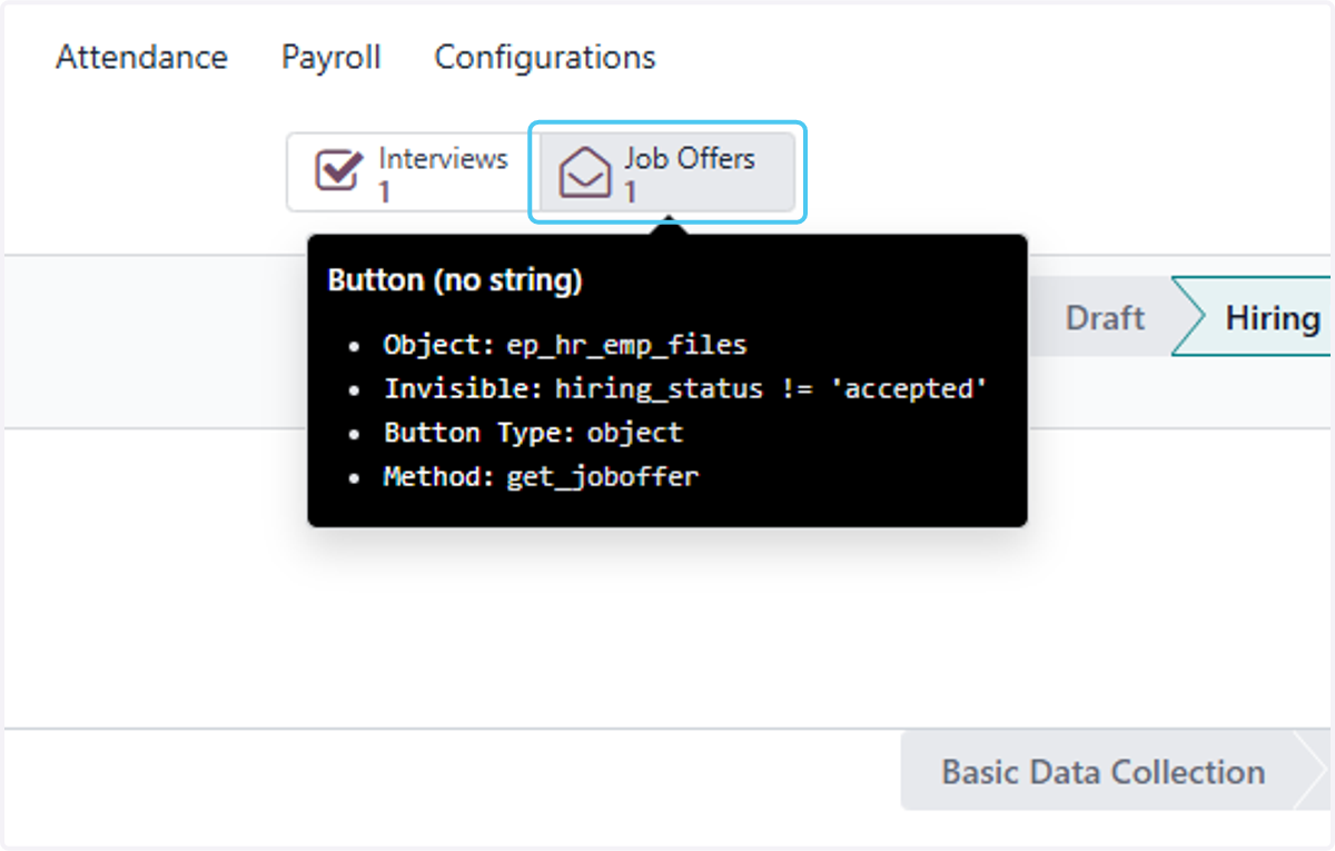 Click on Job Offers