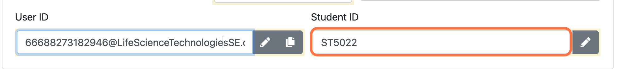 Why does my student need a user ID?