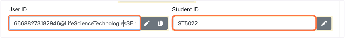 Why does my student need a user ID?