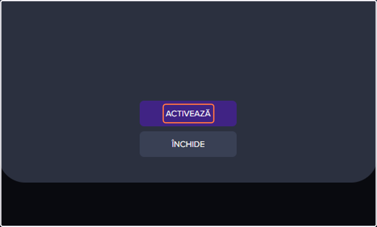 Click pe ACTIVEAZĂ