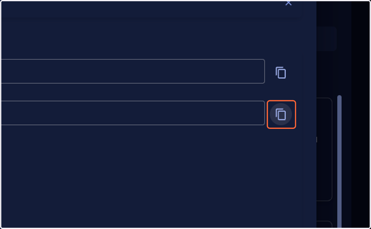 Copy the client secret