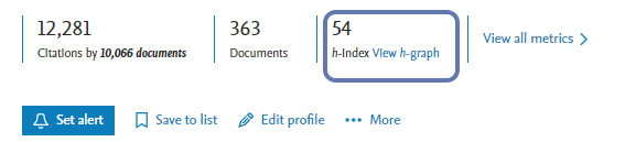 Click on This author profile is generated by Scopus. …