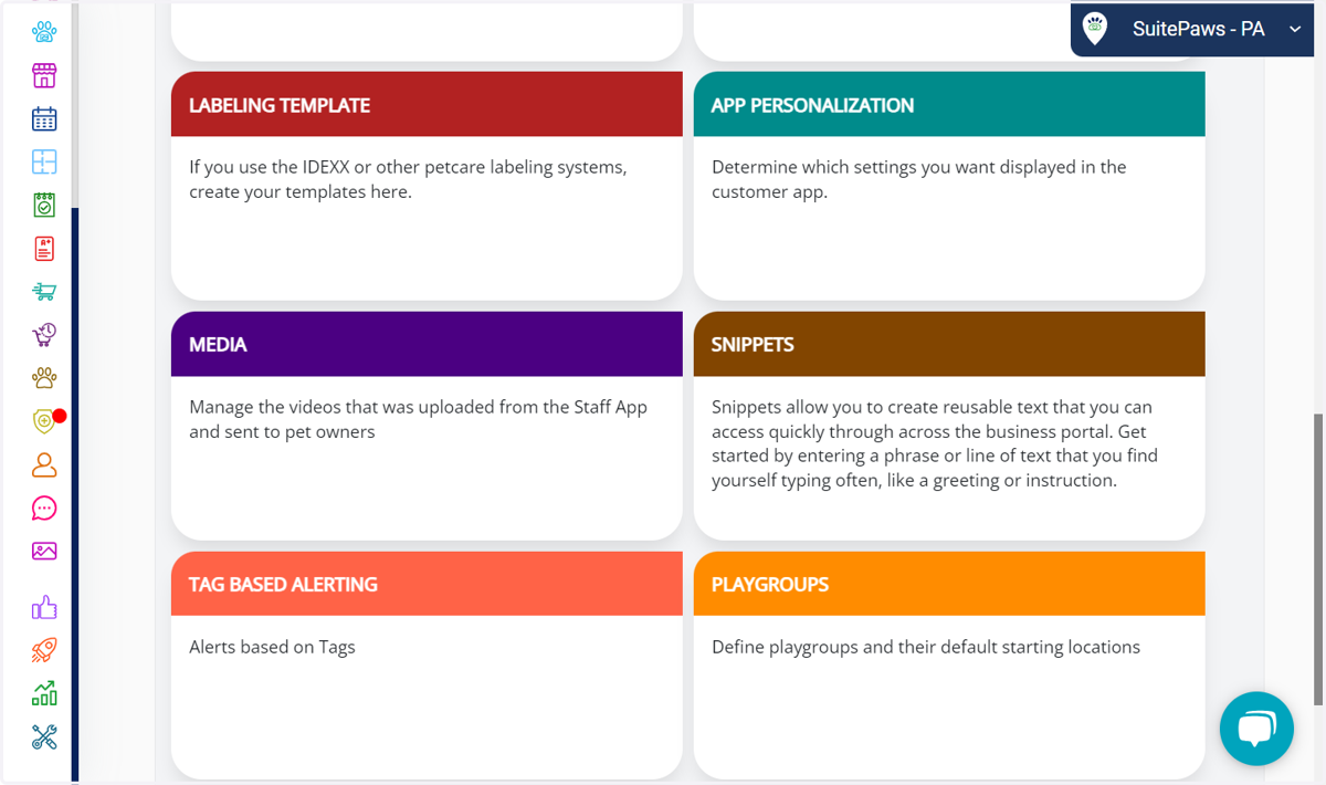 Click on PLAYGROUPS…