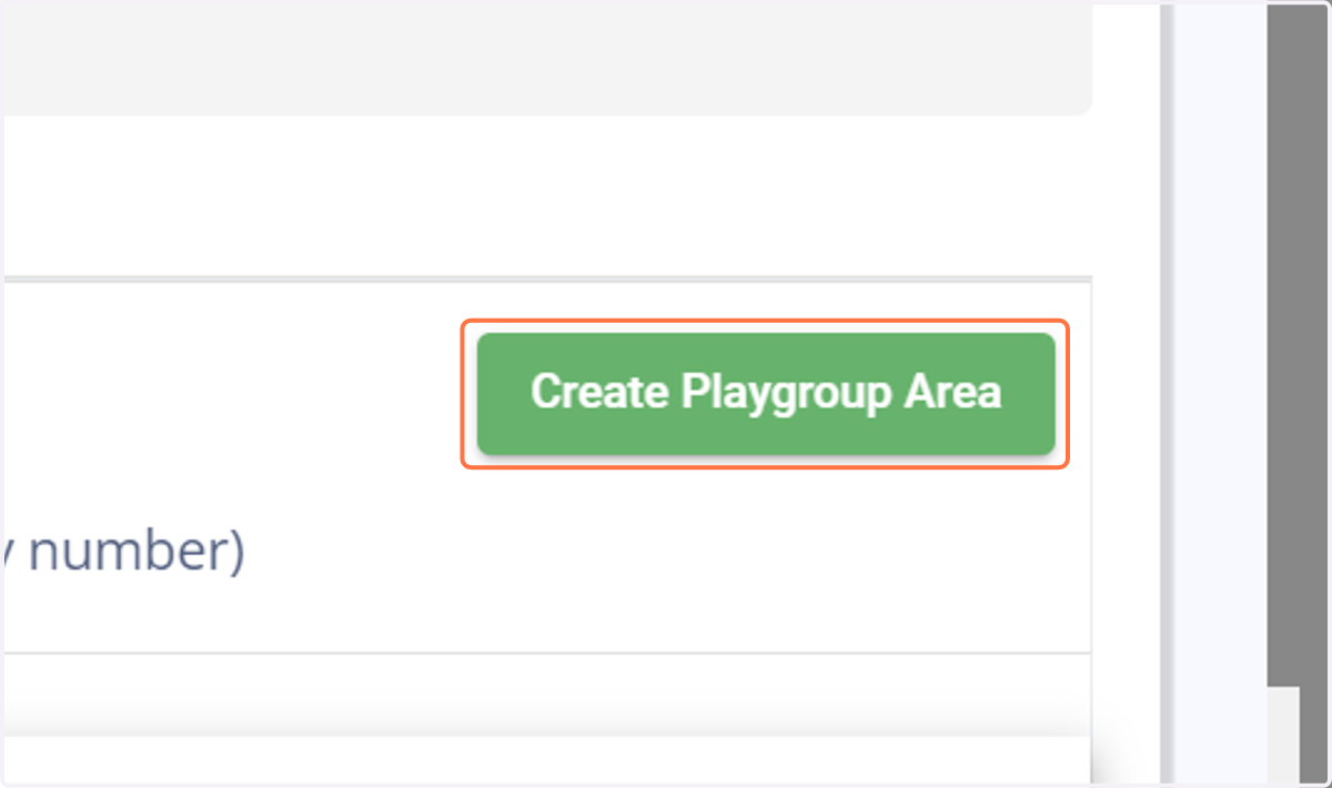 Click on Create Playgroup Area