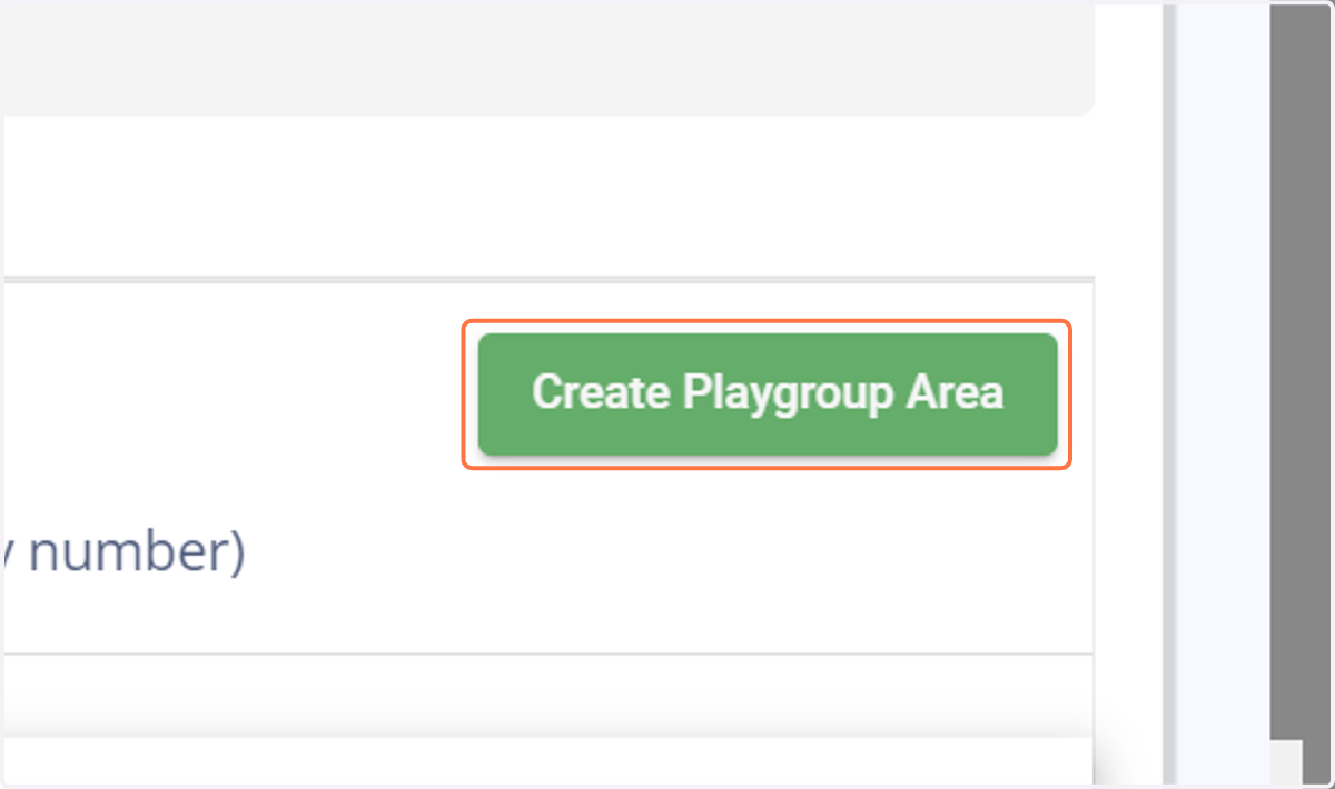 Click on Create Playgroup Area