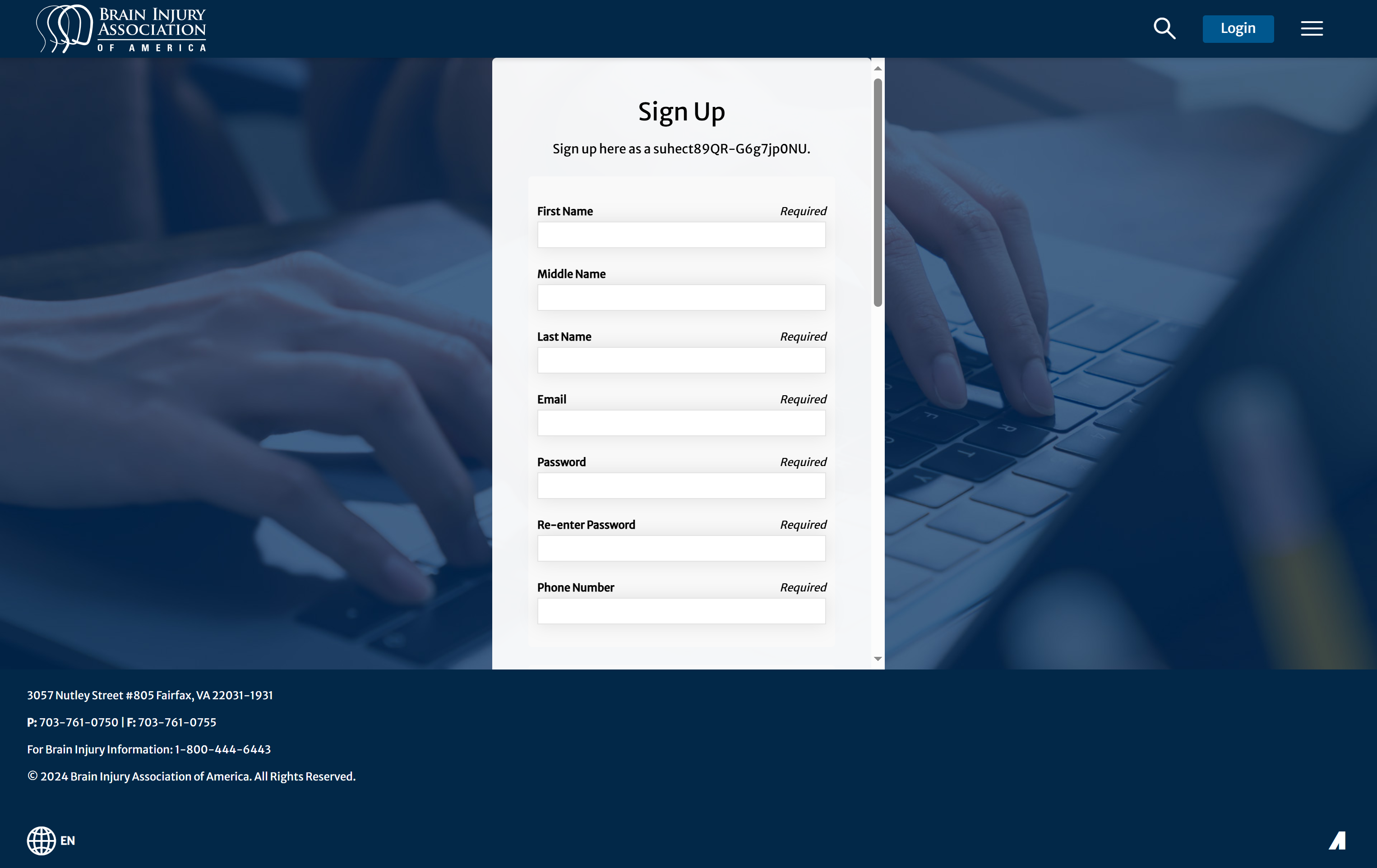 Click on Login (Current User's View)