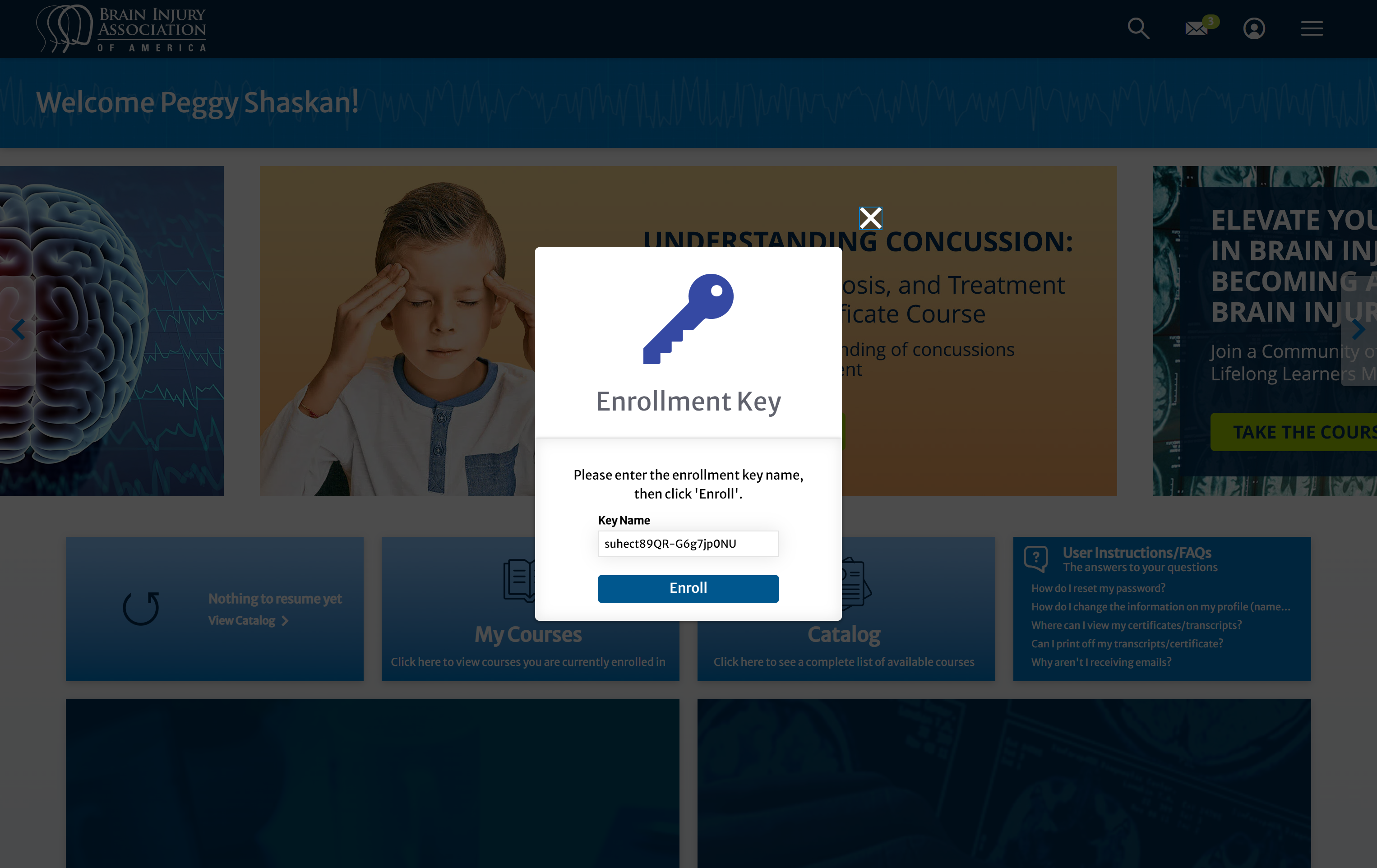 Click on Enroll