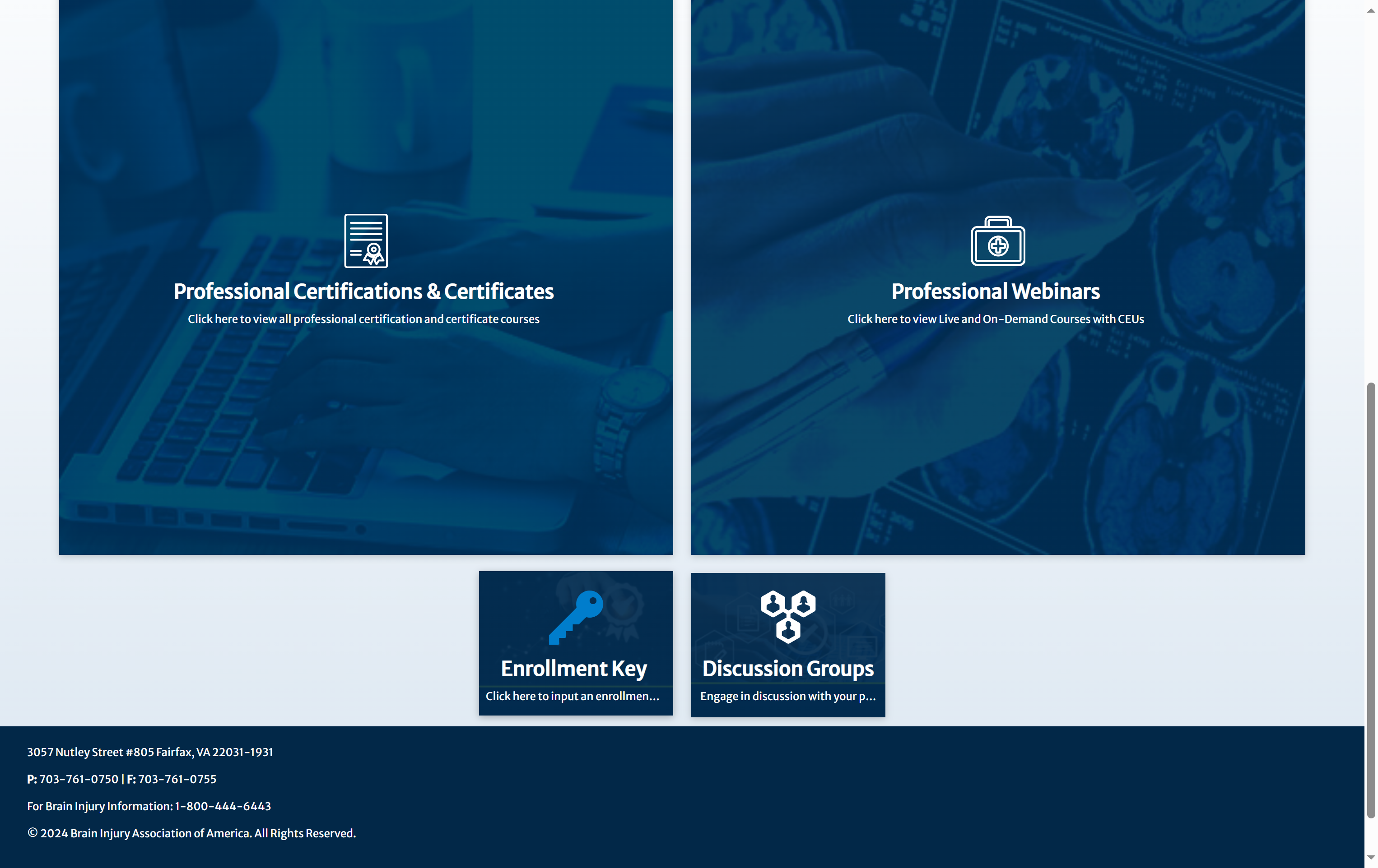 Click on Enrollment Key (Located on the Homepage Dashboard)